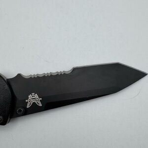 Benchmade Barrage Tanto Serrated Folding Knife Mint